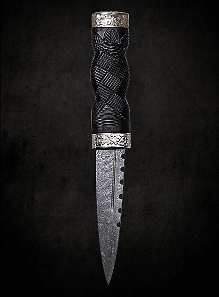 Damast Steel Sgian Dubh